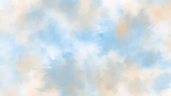 Blauer Aquarell Hintergrund Für Texturen Hintergründe Und Web Banner Desig — Stockvektor