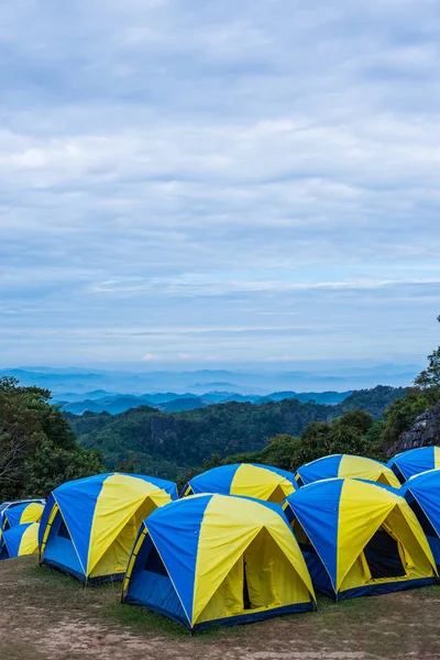 Camping Doi Samer Dao Parku Narodowym Nan Sri Nan Province — Zdjęcie stockowe