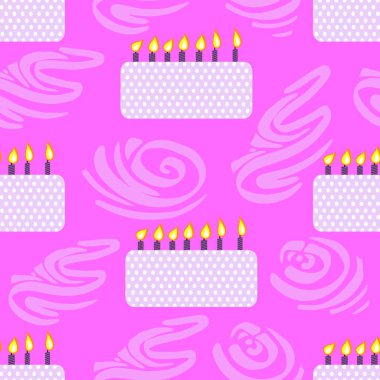 Tasarımınız için pasta seamless modeli 