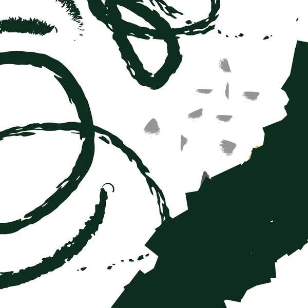Grunge Hand gezeichnet Pinsel Hintergrund — Stockvektor