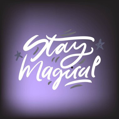 Sihirli tırnaklar Tasarımlarınız için ayarlayın. El yazı çizimler