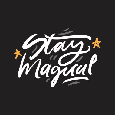 Sihirli tırnaklar Tasarımlarınız için ayarlayın. El yazı çizimler