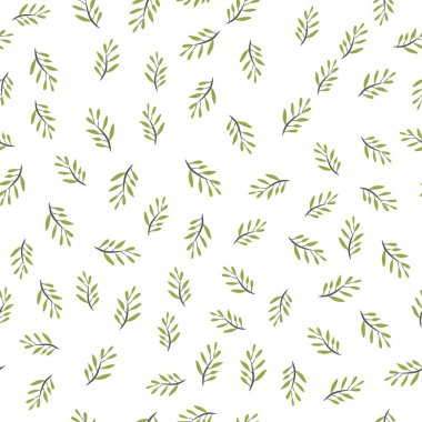 zeytin dalı Dikişsiz desen. Tasarımınız için dijital arka plan