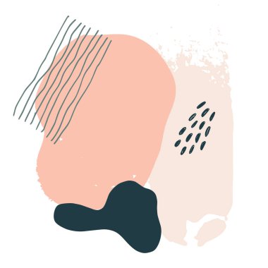 Tasarımınız için soyut modern fırça darbesi arka planı