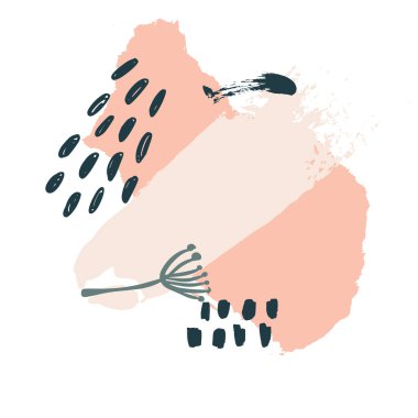 Tasarımınız için soyut modern fırça darbesi arka planı