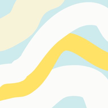 Tasarımın için basit ve soyut bir arkaplan. Mavi ve sarı renkler