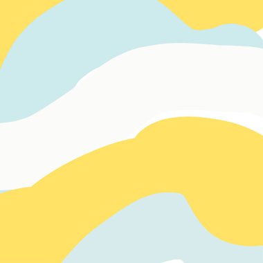 Tasarımın için basit ve soyut bir arkaplan. Mavi ve sarı renkler