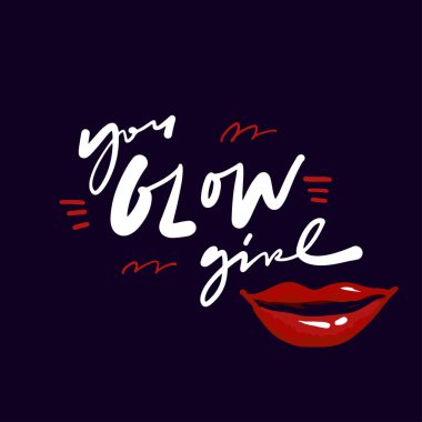 Tişört vektör çizimi için güzellik alıntıları