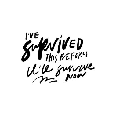 T-shirt vektör illüstrasyonu için sakin ve havalı alıntılar