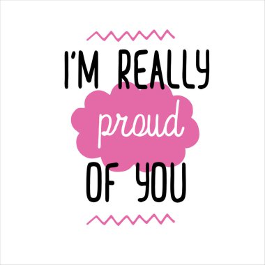 Seninle gurur duyuyorum. Tasarımın için el yazısı grunge illüstrasyonuName.