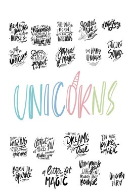 Tekboynuz alıntıları ayarlandı. Tasarımın için el yazısı çizimi. Biraz sihir.