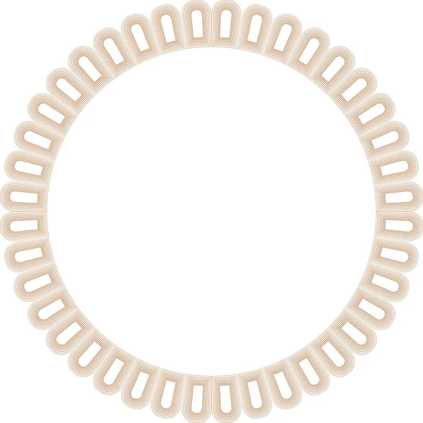 Kemer elementli karalama çerçevesi. Moda grafik şablonu. Güzel boş çerçeve kutusu. El çizimi vektör çizimi beyaz arkaplanda izole edildi