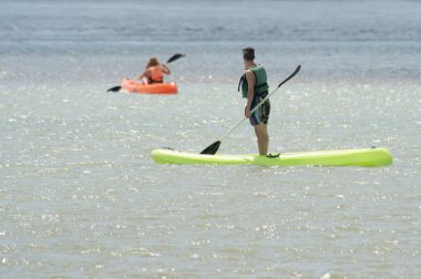 Sahilde güneş doğuyor Dawn          