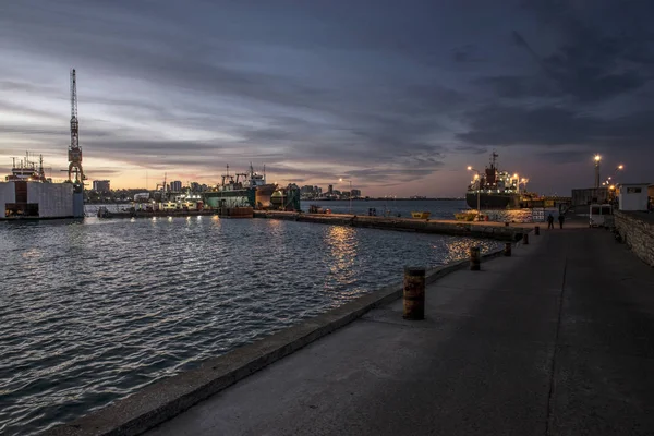 Santa Clara del Mar Manzara Sunset , Arjantin   