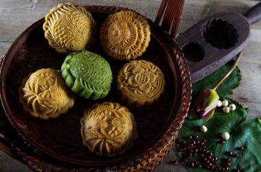 Mooncake, Çin Orta Sonbahar Festivali gıda.