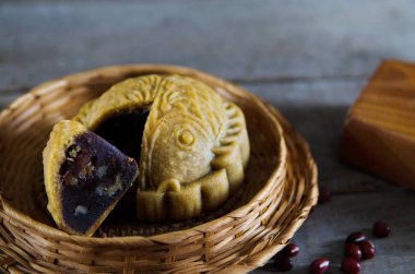  Mooncake, Çin Orta Sonbahar Festivali gıda.