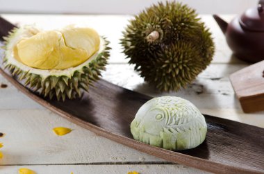  Durian Mooncake, Çin Orta Sonbahar Festivali gıda.