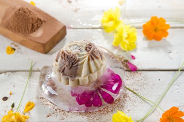  Buz Mooncake, Çin Orta Sonbahar Festivali gıda.