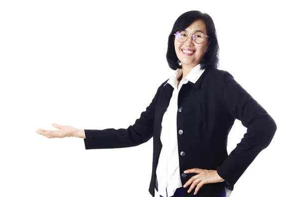 Asian middle age asian businesswoman — Stock Photo, Image