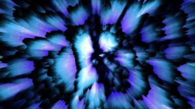 Soğuk mavi harika parlak hareketli madde, dinamik arka plan