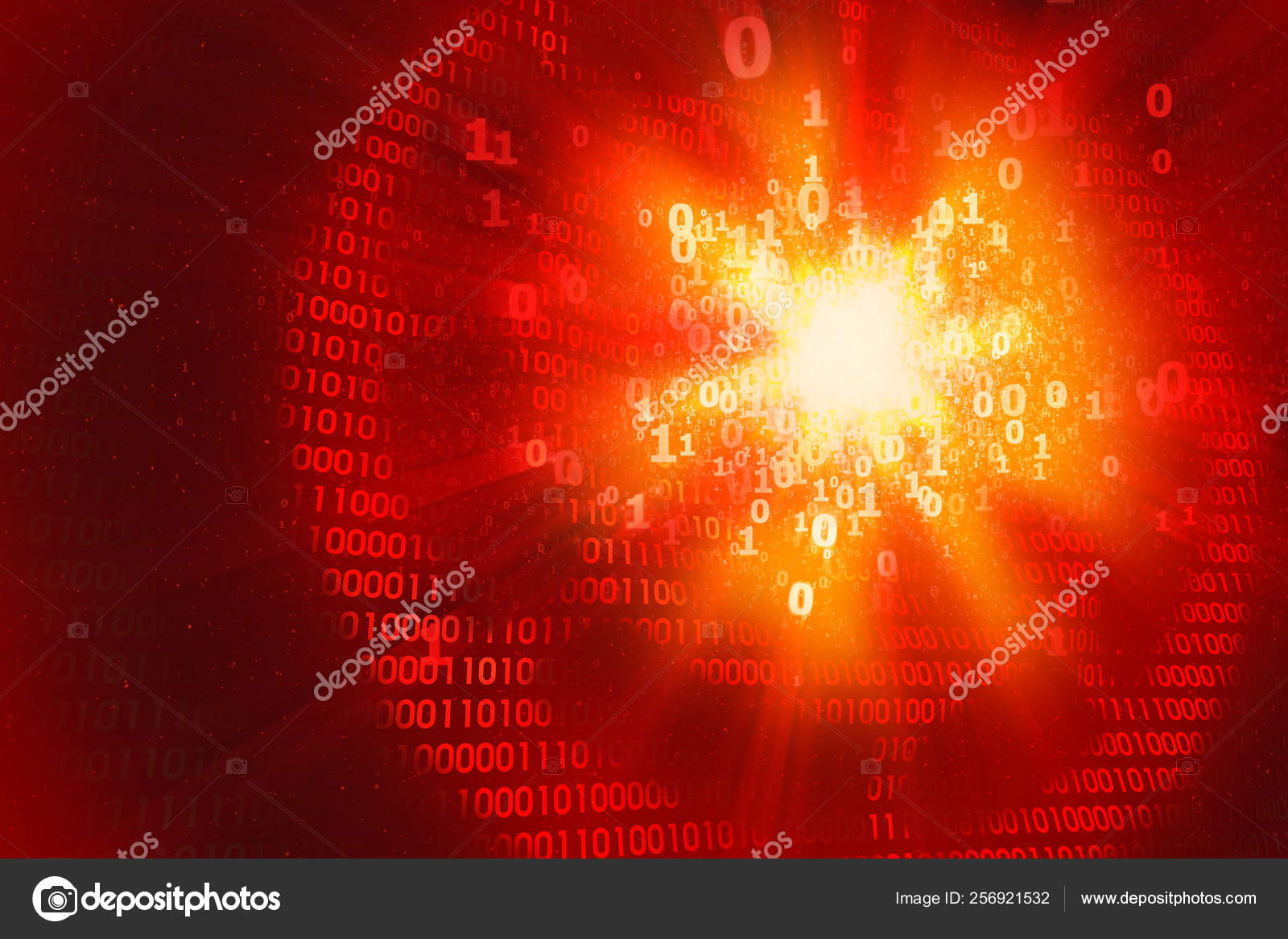 Hacking Computer System Database Internet Server Ddos Attack Virus Malicious Code Abstract Red Binary Computer Background Digital Binary Explosion Hacking Stock Photo Image By C Valerybrozhinsky