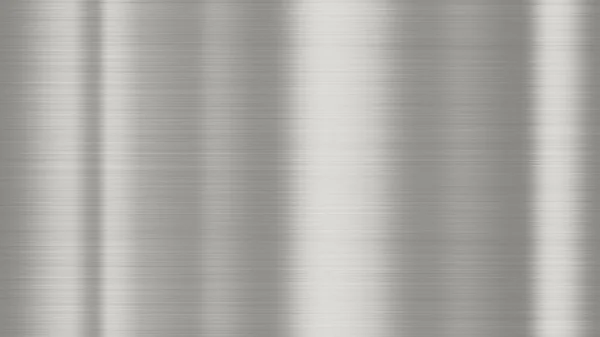 Shiny brushed metal background texture. Polished metallic steel plate. Sheet metal glossy shiny silver — Stock Photo, Image