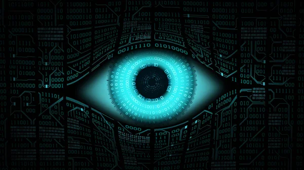 Büyük kardeş elektronik göz kavramı, genel gözetim, güvenlik bilgisayar sistemleri ve ağları için teknolojiler