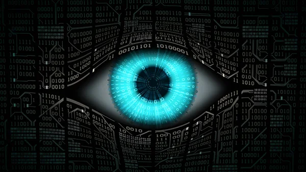 Büyük kardeş elektronik göz kavramı, genel gözetim, güvenlik bilgisayar sistemleri ve ağları için teknolojiler
