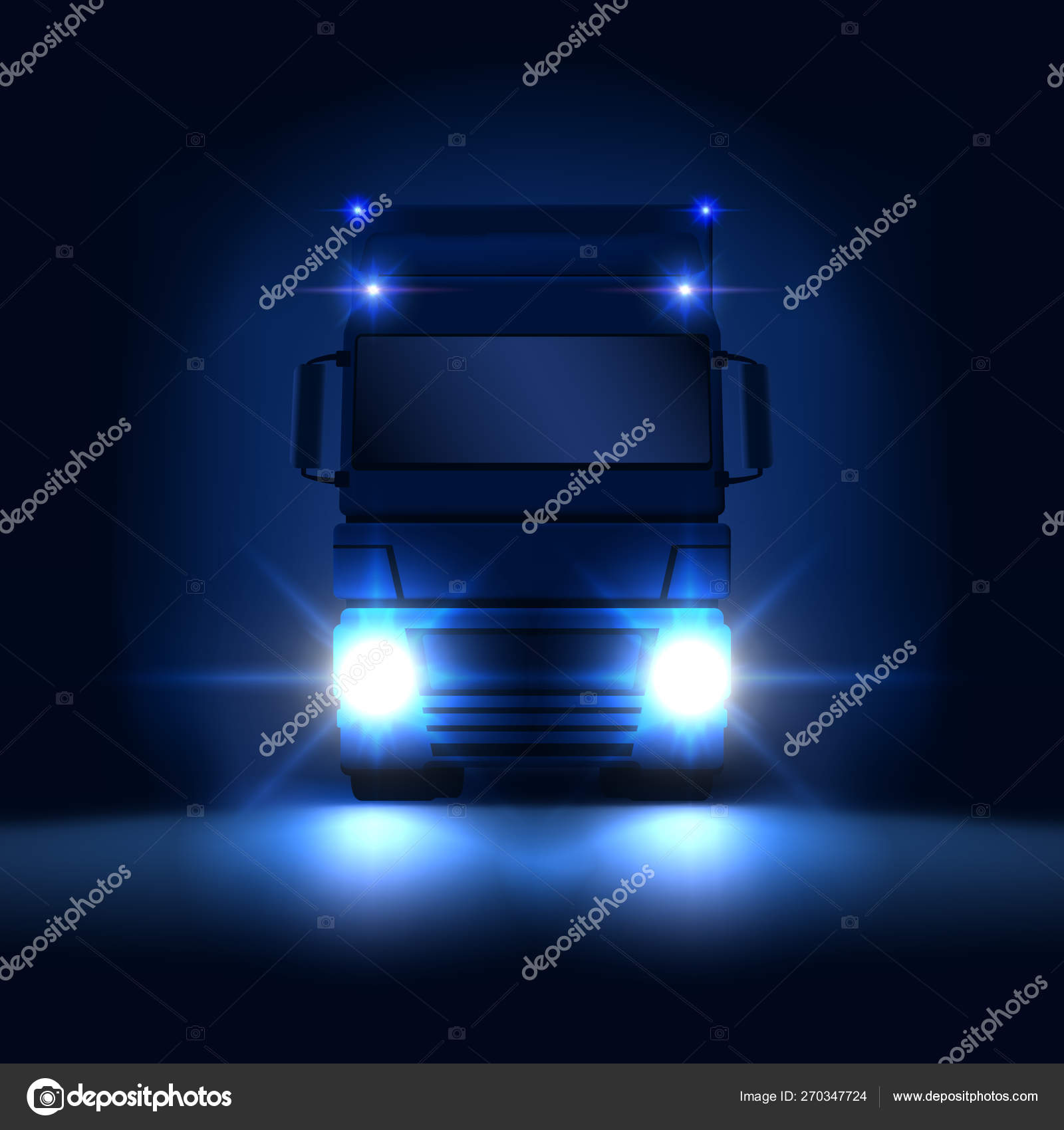 truck headlights