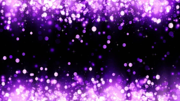 Fundo Com Partículas Brilho Magenta Bonito Modelo Fundo Roxo Feriado — Fotografia de Stock