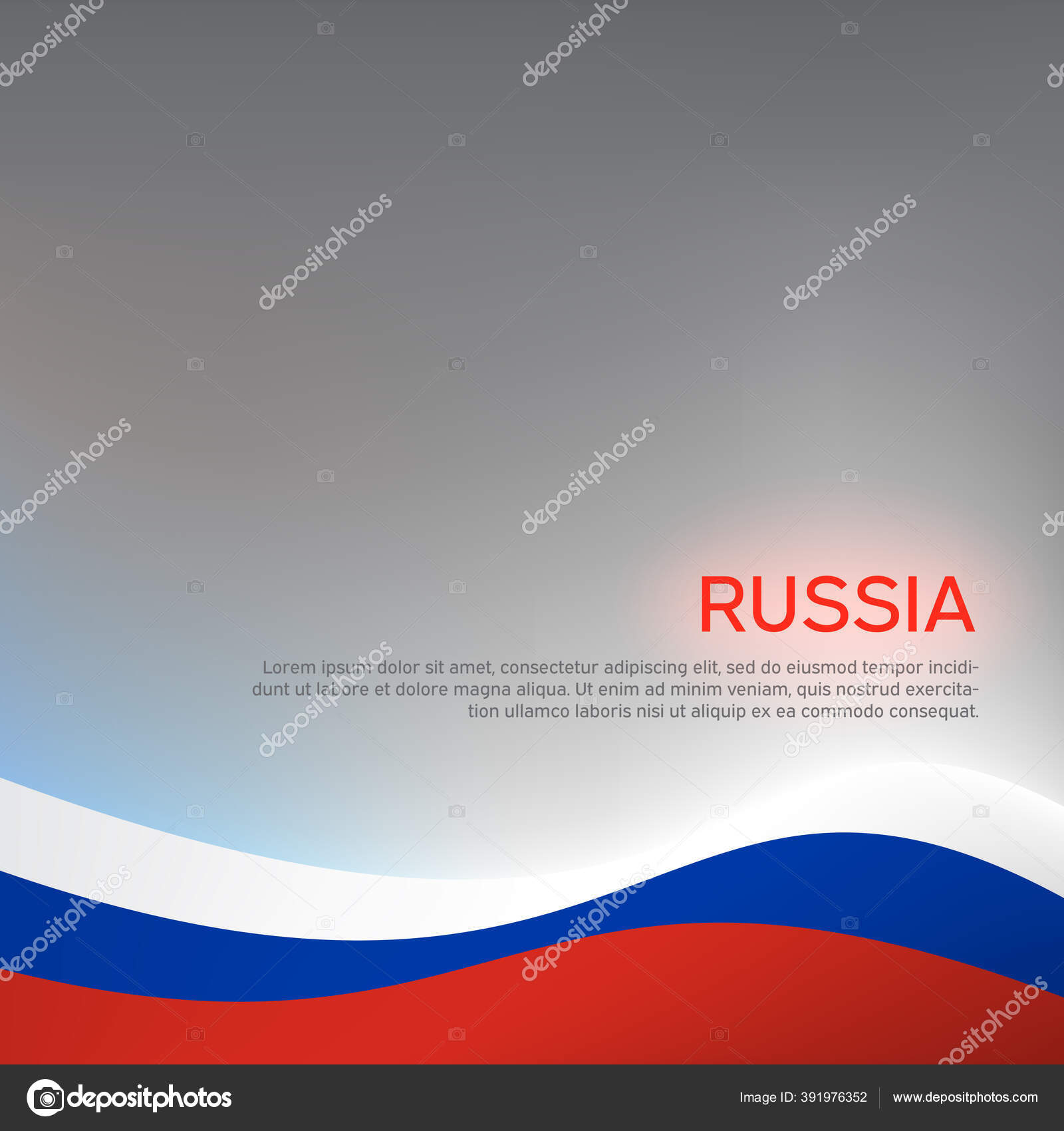 Rússia bandeira federação russa tricolor nacional