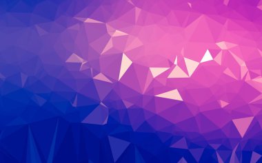 Soyut düşük poli arkaplan, geometri üçgeni, mozaik pastel renk arkaplanı