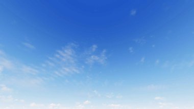 Bulutlu gökyüzü mavi arka plan, mavi gökyüzü arka plan küçük bulutlar, 3d çizim ile