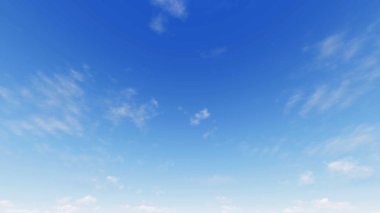 Bulutlu gökyüzü mavi arka plan, mavi gökyüzü arka plan küçük bulutlar, 3d çizim ile