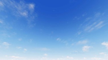 Bulutlu gökyüzü mavi arka plan, mavi gökyüzü arka plan küçük bulutlar, 3d çizim ile