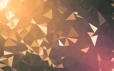 Soyut düşük poli arkaplan, geometri üçgeni, mozaik pastel renk arkaplanı