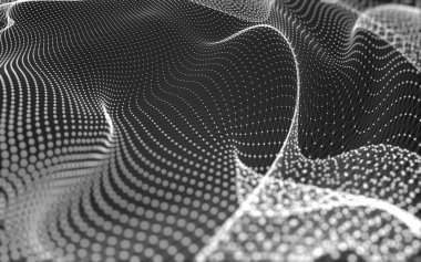 Noktaları ve çizgileri birleştiren soyut çokgen uzay düşük polyester arka plan. Bağlantı yapısı. 3d oluşturma