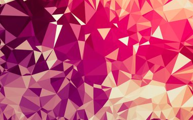 Soyut düşük poli arkaplan, geometri üçgeni, mozaik pastel renk arkaplanı