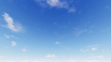 Bulutlu gökyüzü mavi arka plan, mavi gökyüzü arka plan küçük bulutlar, 3d çizim ile