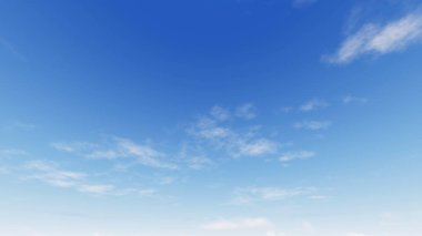 Bulutlu gökyüzü mavi arka plan, mavi gökyüzü arka plan küçük bulutlar, 3d çizim ile