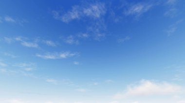 Bulutlu gökyüzü mavi arka plan, mavi gökyüzü arka plan küçük bulutlar, 3d çizim ile