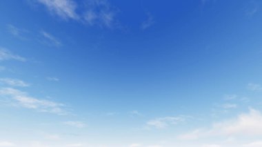 Bulutlu gökyüzü mavi arka plan, mavi gökyüzü arka plan küçük bulutlar, 3d çizim ile