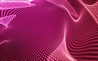 Noktaları ve çizgileri birleştiren soyut çokgen uzay düşük polyester arka plan. Bağlantı yapısı. 3d oluşturma