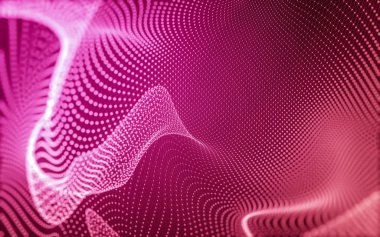 Noktaları ve çizgileri birleştiren soyut çokgen uzay düşük polyester arka plan. Bağlantı yapısı. 3d oluşturma