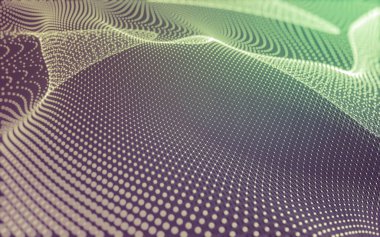 Noktaları ve çizgileri birleştiren soyut çokgen uzay düşük polyester arka plan. Bağlantı yapısı. 3d oluşturma