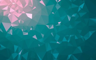 Soyut düşük poli arkaplan, geometri üçgeni, mozaik pastel renk arkaplanı