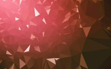 Soyut düşük poli arkaplan, geometri üçgeni, mozaik pastel renk arkaplanı