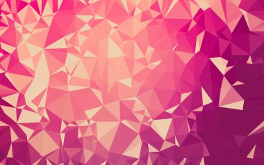 Soyut düşük poli arkaplan, geometri üçgeni, mozaik pastel renk arkaplanı