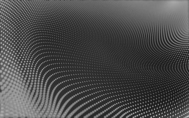 Noktaları ve çizgileri birleştiren soyut çokgen uzay düşük polyester arka plan. Bağlantı yapısı. 3d oluşturma
