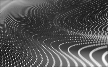 Noktaları ve çizgileri birleştiren soyut çokgen uzay düşük polyester arka plan. Bağlantı yapısı. 3d oluşturma